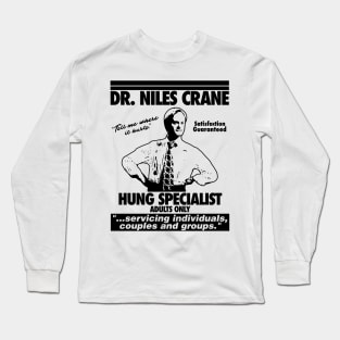 Dr. Niles Crane Hung Specialist Long Sleeve T-Shirt